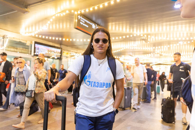 Выезд женской команды «Зенит» на матч за Супербкубок с ЦСКА