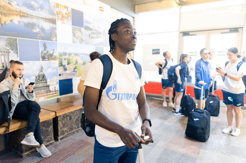 Выезд женской команды «Зенит» на матч за Супербкубок с ЦСКА