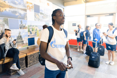 Выезд женской команды «Зенит» на матч за Супербкубок с ЦСКА