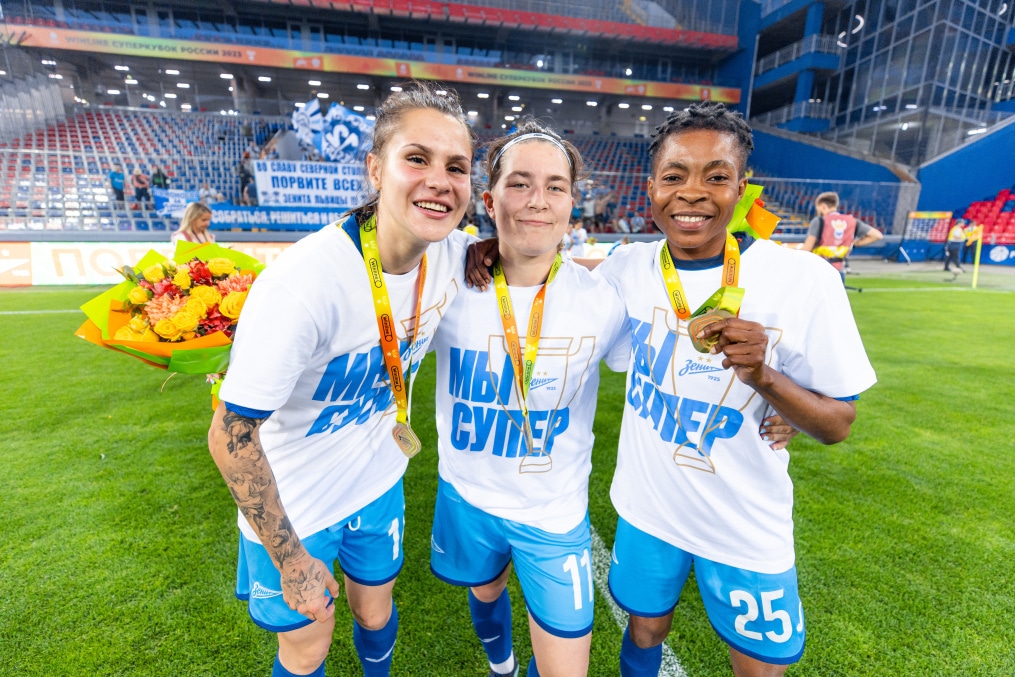 Церемония награждения победителей Winline Суперкубка России