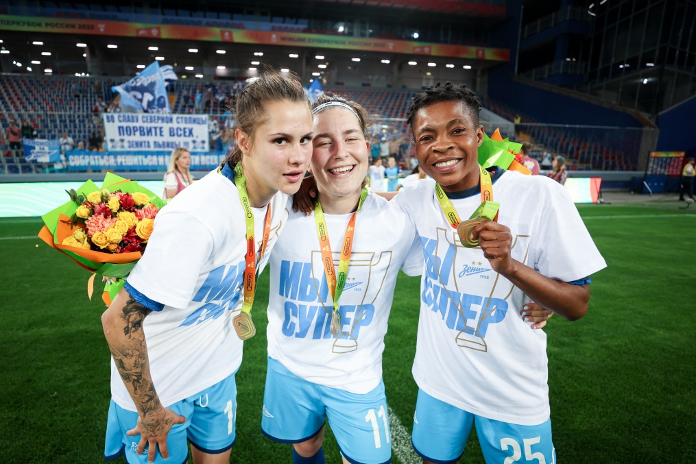 Церемония награждения победителей Winline Суперкубка России