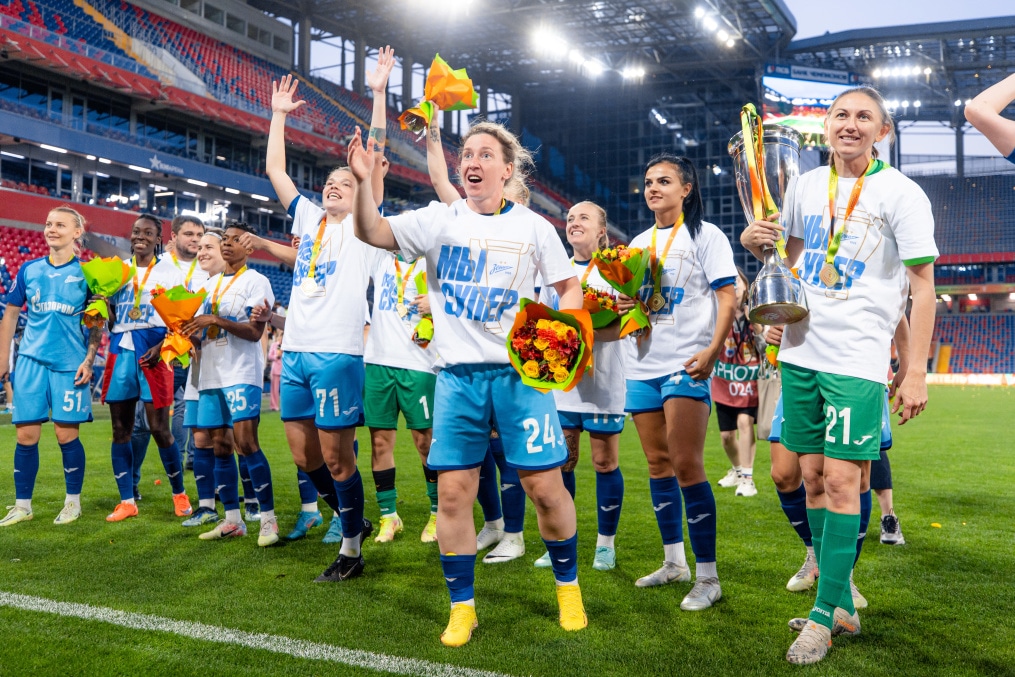 Церемония награждения победителей Winline Суперкубка России