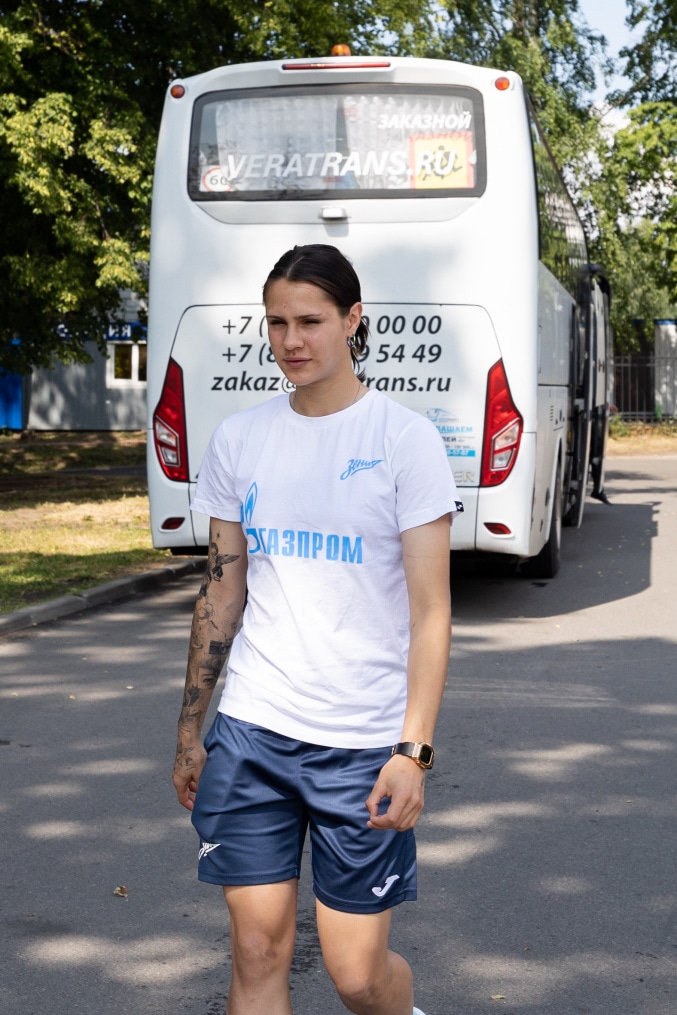 Выезд женской команды «Зенит» на матч с «Рубином»