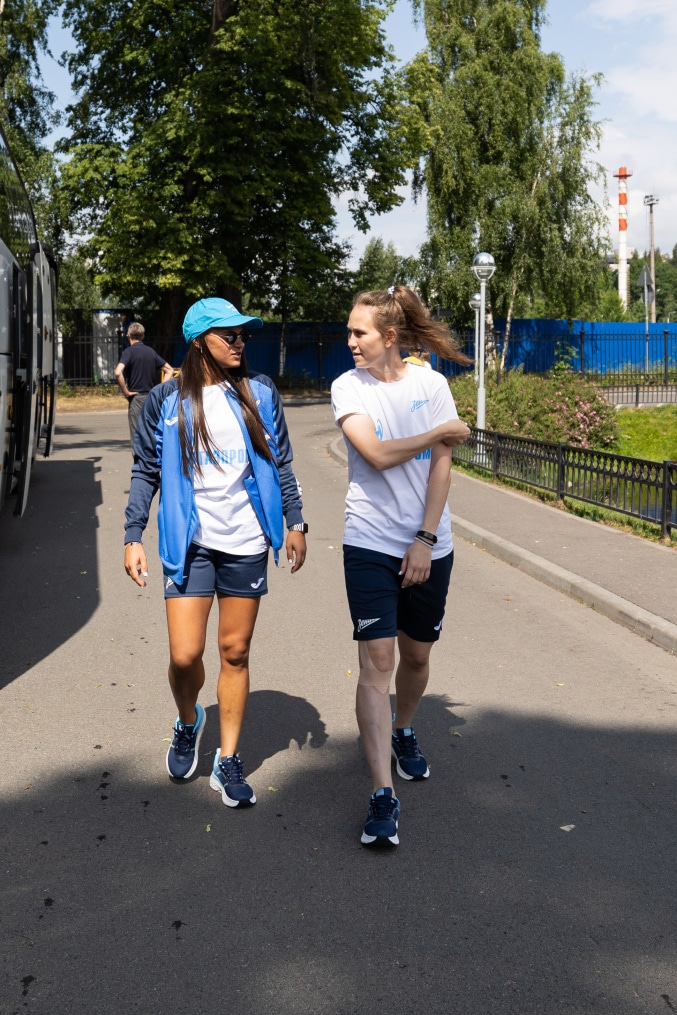 Выезд женской команды «Зенит» на матч с «Рубином»