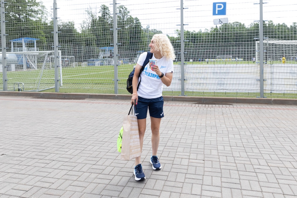 Выезд женской команды «Зенит» на матч с «Рубином»