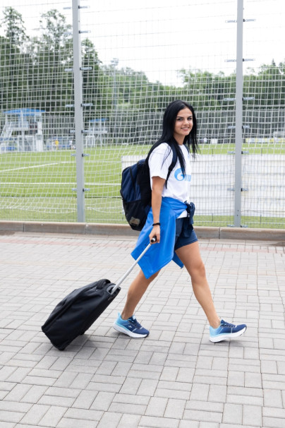 Выезд женской команды «Зенит» на матч с «Рубином»