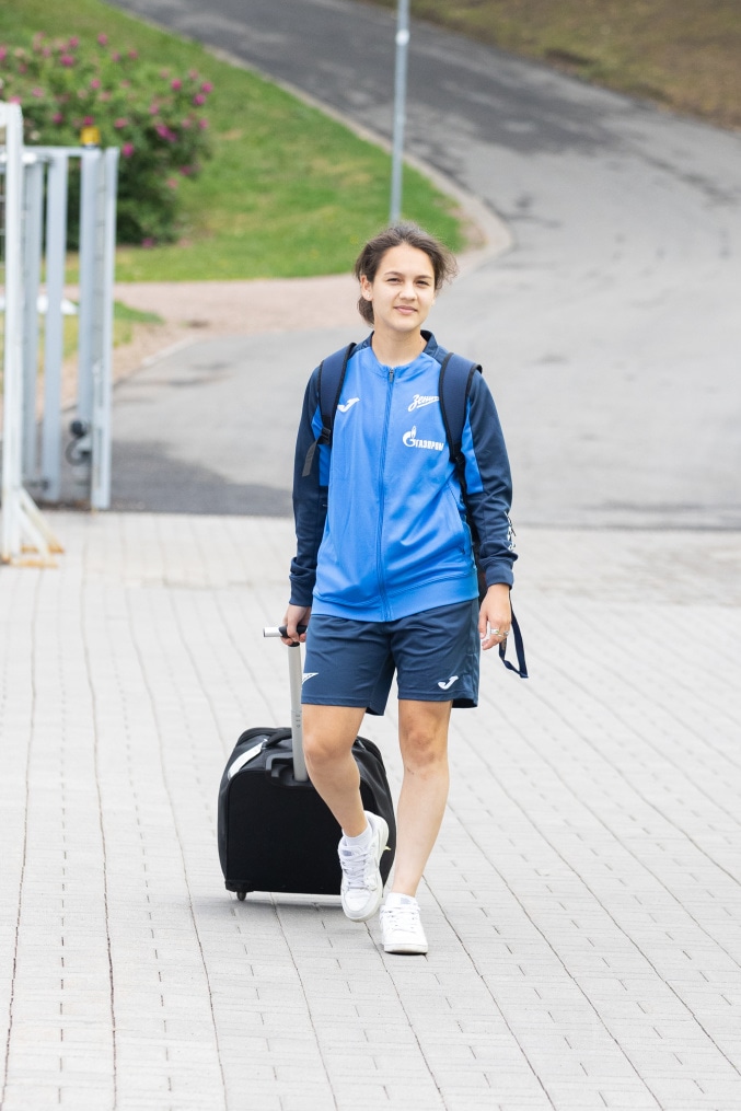 Выезд женской команды «Зенит» на матч с «Рубином»