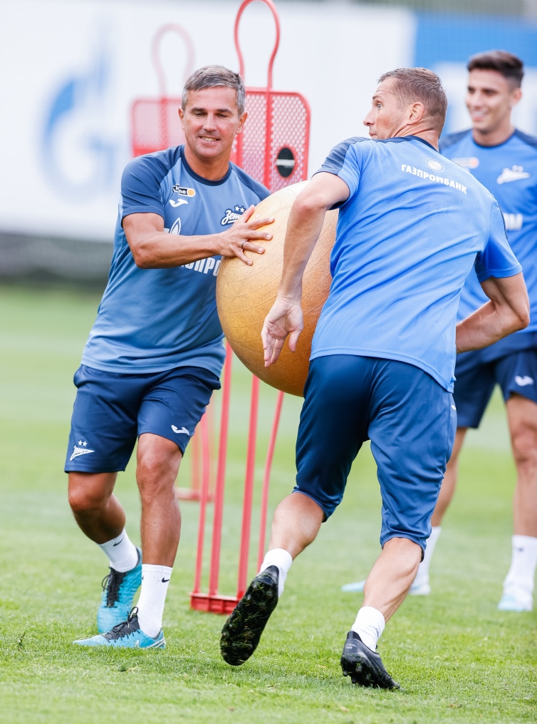Летние «Газпром» — тренировочные сборы: 24 июня, утренняя тренировка