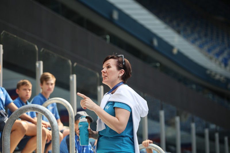 Воспитанники «Газпром»-Академии посетили «Газпром Арену»