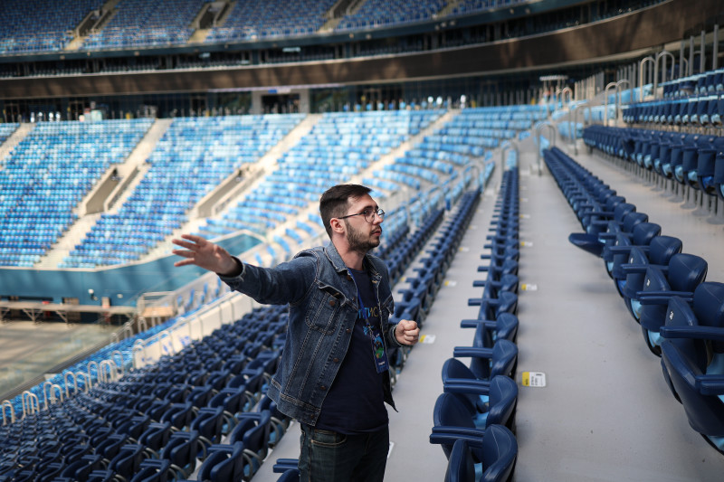 Воспитанники «Газпром»-Академии посетили «Газпром Арену»