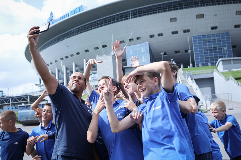 Воспитанники «Газпром»-Академии посетили «Газпром Арену»