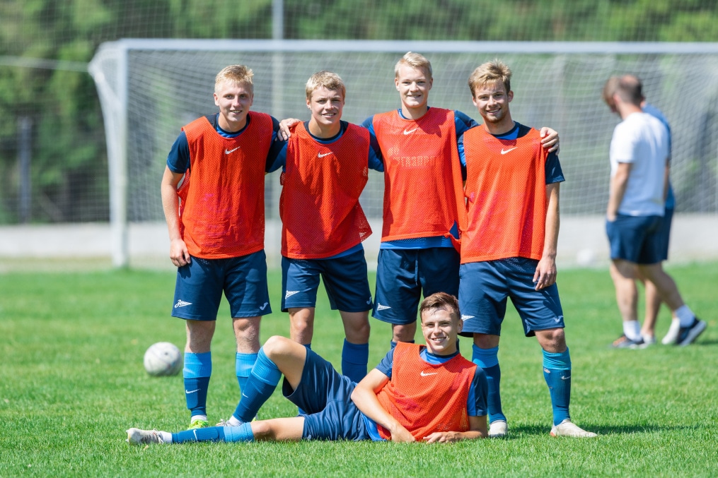 Летние учебно-тренировочные сборы «Зенита»-м в Беларуси: 27 июня, утренняя тренировка