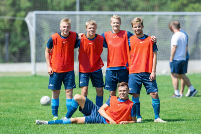 Летние учебно-тренировочные сборы «Зенита»-м в Беларуси: 27 июня, утренняя тренировка