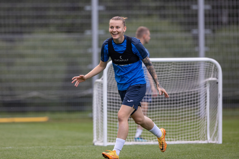 Тренировка женской команды «Зенит»