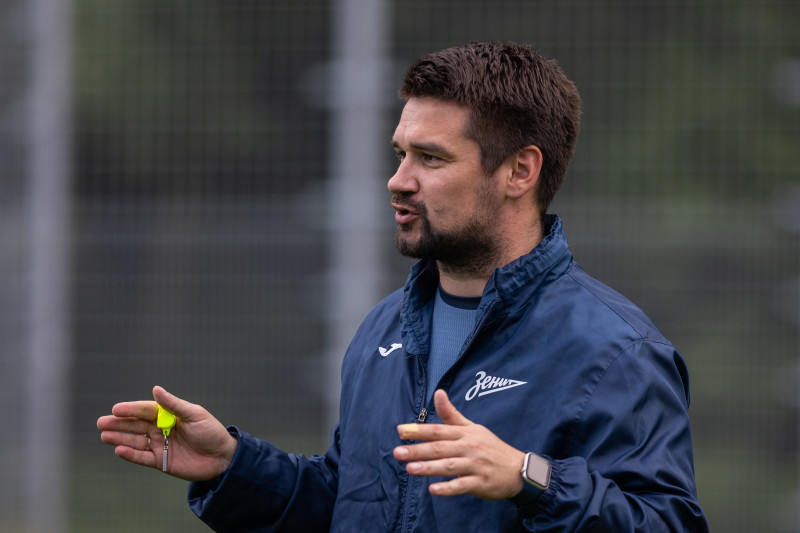 Тренировка женской команды «Зенит»