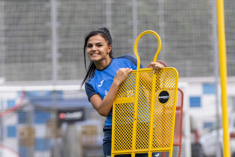 Тренировка женской команды «Зенит»