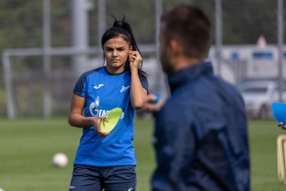 Тренировка женской команды «Зенит»