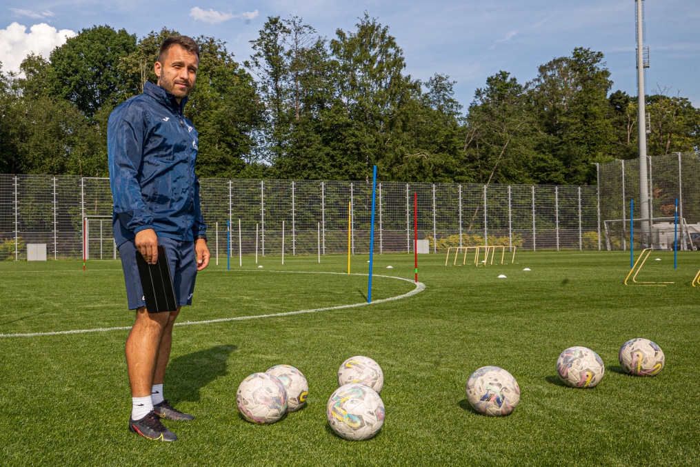 Тренировка женской команды «Зенит»