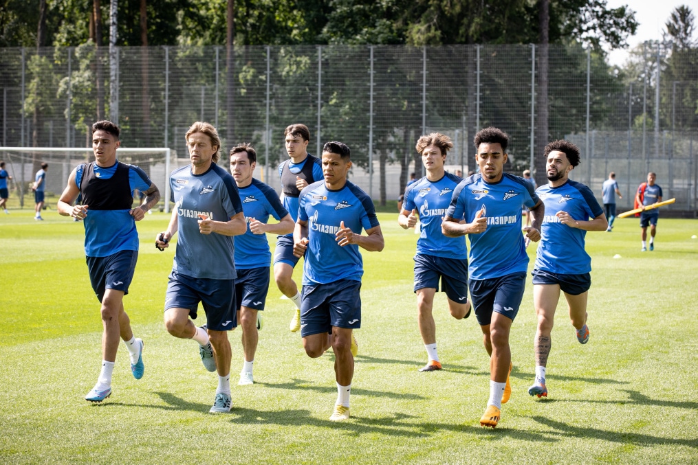 Летние «Газпром» — тренировочные сборы: 6 июля, утренняя тренировка