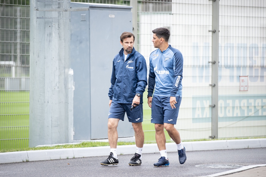 Тренировка «Зенита» перед матчем с «Фенербахче»