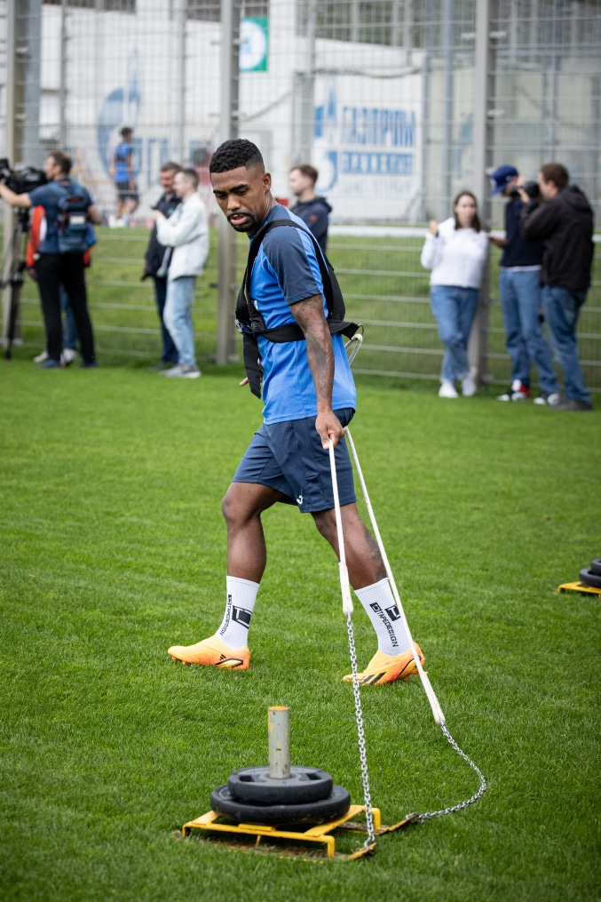 Тренировка «Зенита» перед матчем с «Фенербахче»