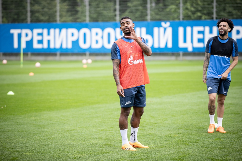 Тренировка «Зенита» перед матчем с «Фенербахче»