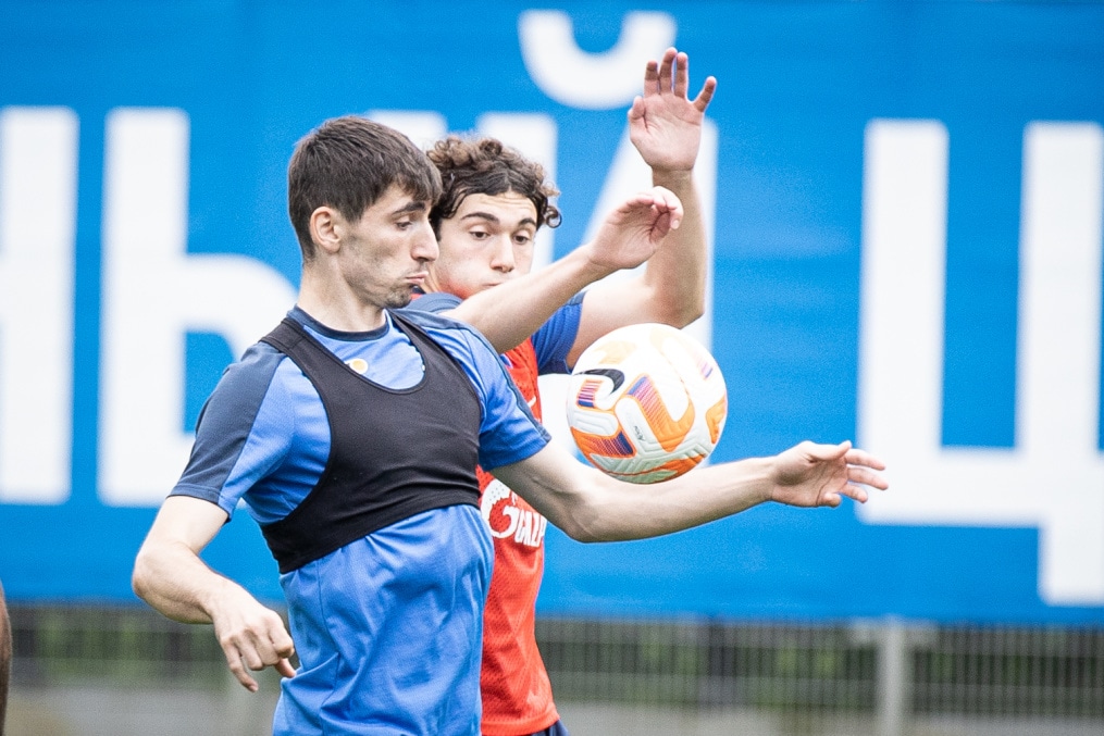 Тренировка «Зенита» перед матчем с «Фенербахче»