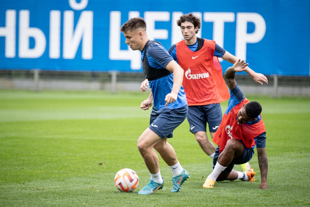 Тренировка «Зенита» перед матчем с «Фенербахче»