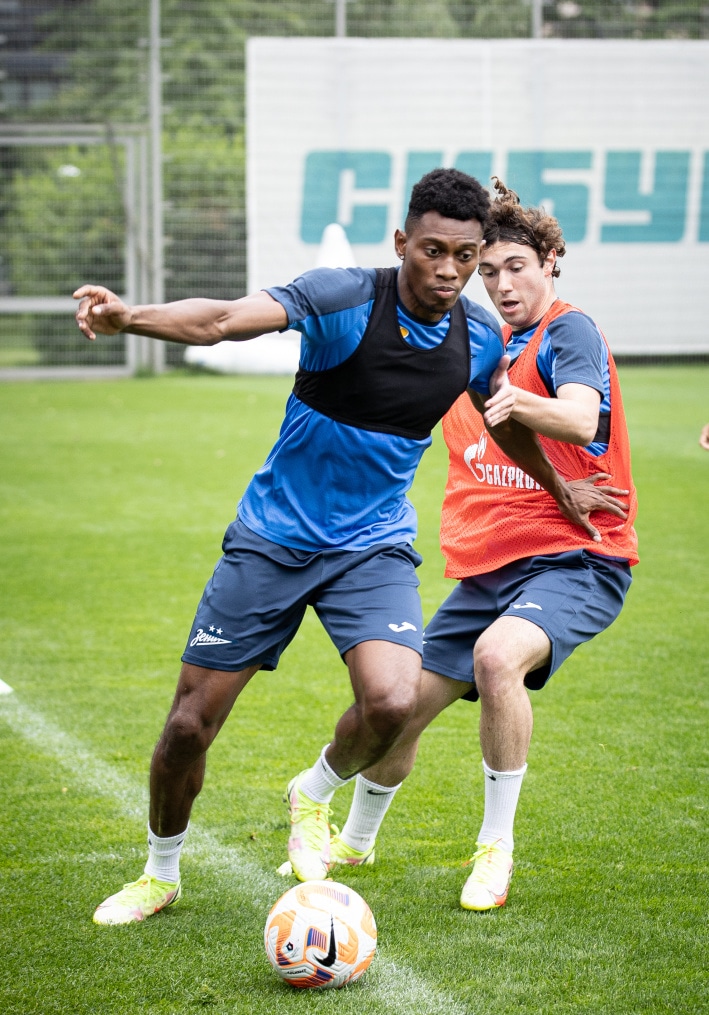 Тренировка «Зенита» перед матчем с «Фенербахче»