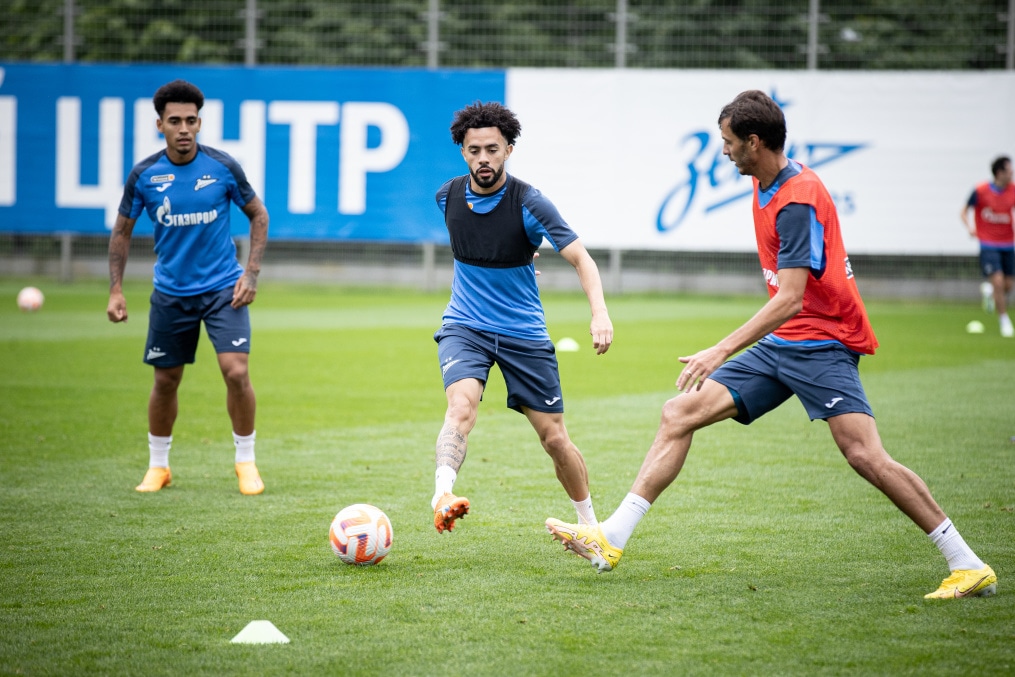 Тренировка «Зенита» перед матчем с «Фенербахче»