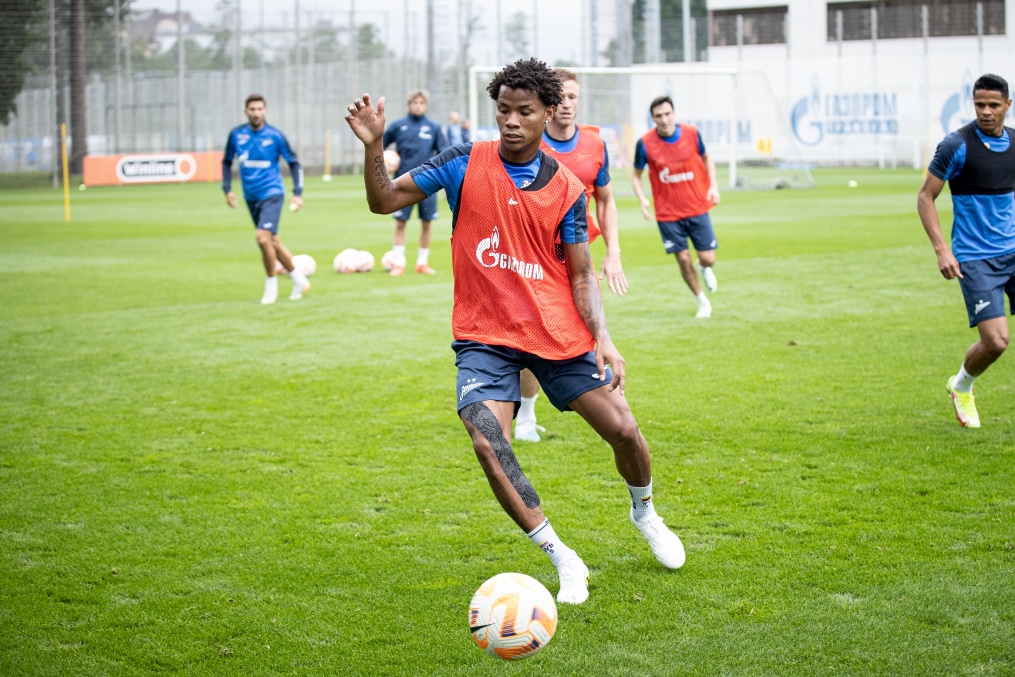 Тренировка «Зенита» перед матчем с «Фенербахче»