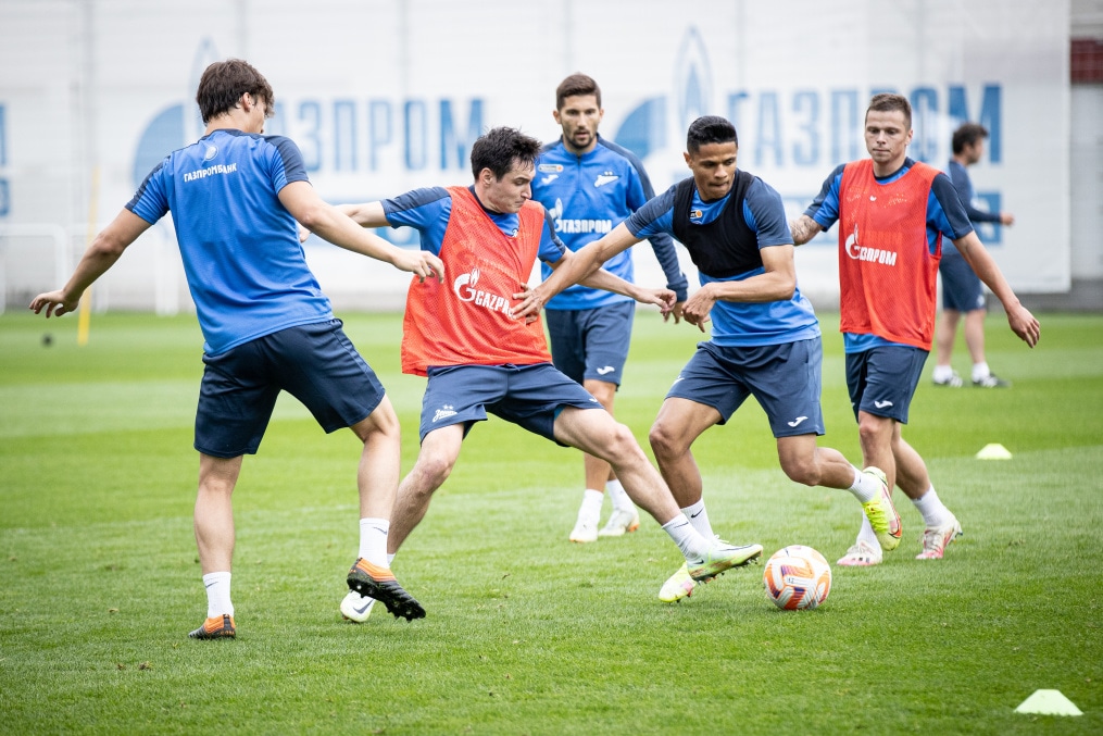 Тренировка «Зенита» перед матчем с «Фенербахче»
