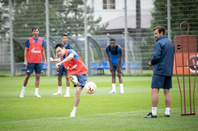 Тренировка «Зенита» перед матчем с «Фенербахче»