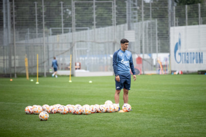 Тренировка «Зенита» перед матчем с «Фенербахче»