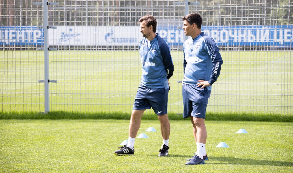 Тренировка «Зенита» перед матчем с «Пари НН»