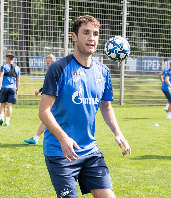 Тренировка «Зенита» перед матчем с «Пари НН»