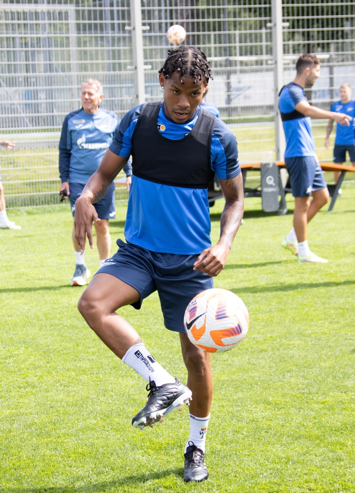 Тренировка «Зенита» перед матчем с «Пари НН»