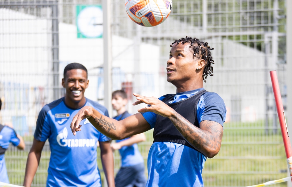 Тренировка «Зенита» перед матчем с «Пари НН»