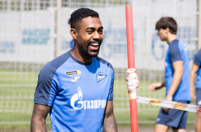 Тренировка «Зенита» перед матчем с «Пари НН»