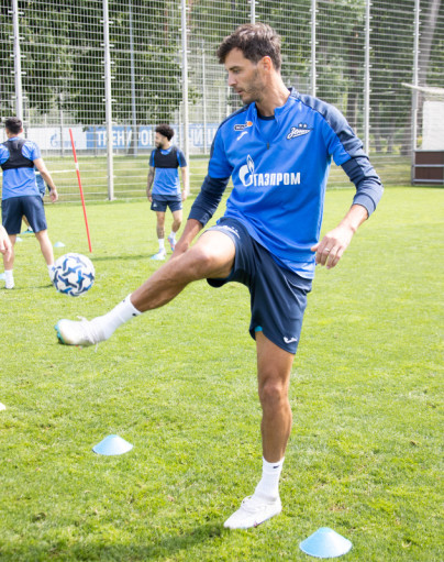 Тренировка «Зенита» перед матчем с «Пари НН»