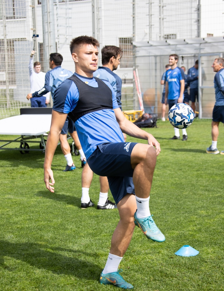 Тренировка «Зенита» перед матчем с «Пари НН»