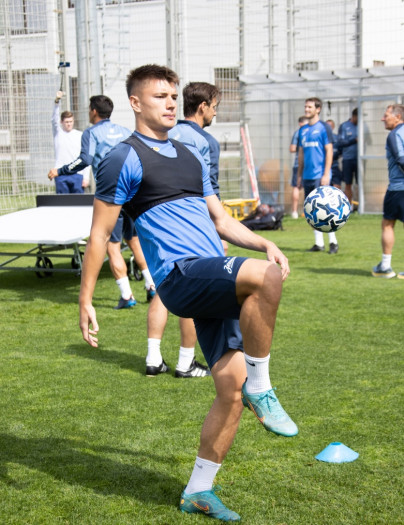 Тренировка «Зенита» перед матчем с «Пари НН»