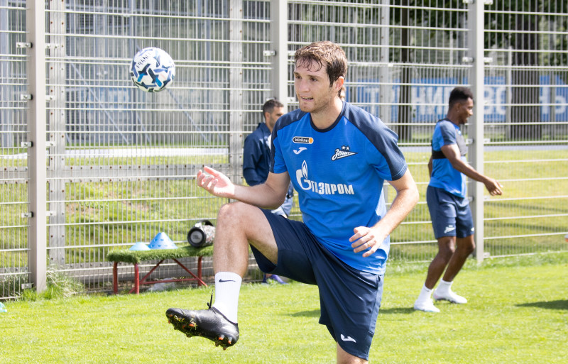 Тренировка «Зенита» перед матчем с «Пари НН»
