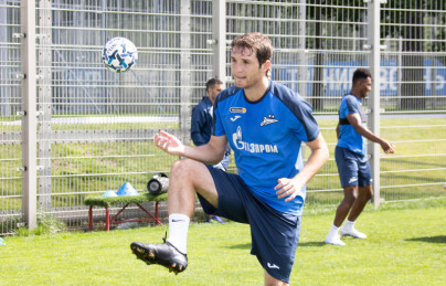 Тренировка «Зенита» перед матчем с «Пари НН»