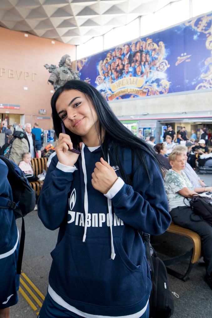 Выезд женской команды «Зенит» на матч с «Рязань-ВДВ»