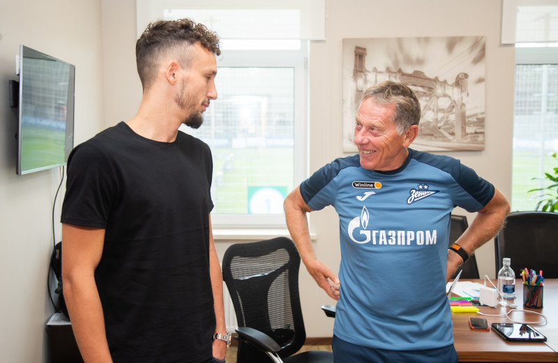 Первый день Страхини Эраковича на базе ФК «Зенит»
