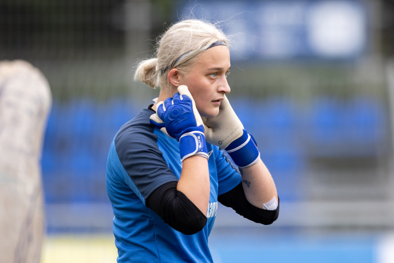 Тренировка женской молодёжной команды «Зенит» перед матчем с «Динамо»