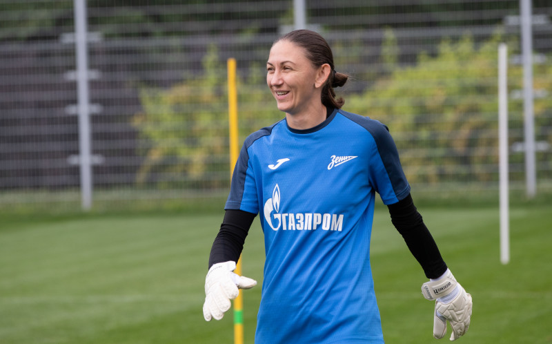 Открытая тренировка женской команды «Зенит» перед матчем с «Чертаново»