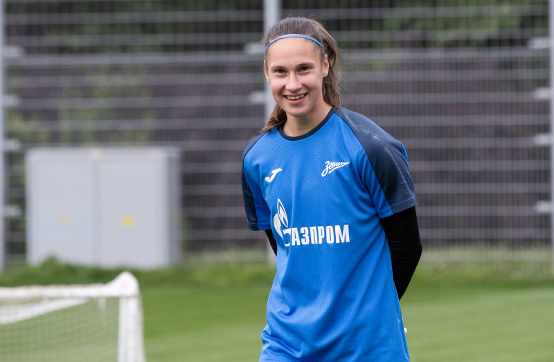 Открытая тренировка женской команды «Зенит» перед матчем с «Чертаново»