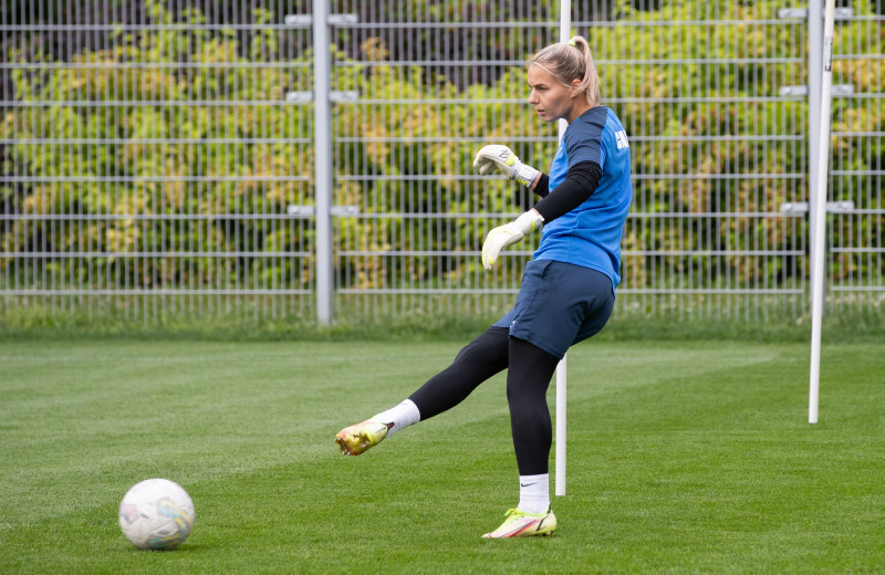 Открытая тренировка женской команды «Зенит» перед матчем с «Чертаново»